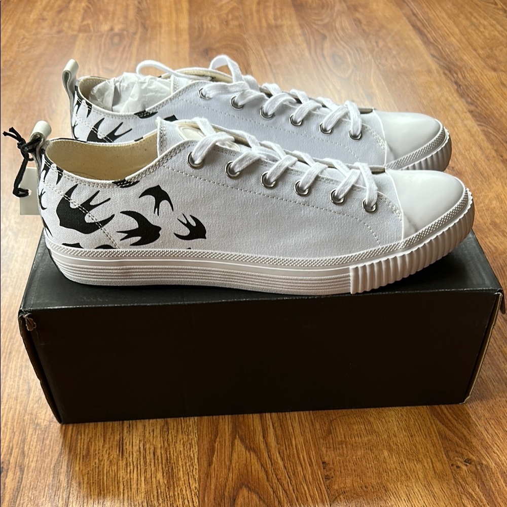 Alexander McQueen MCQ Swallow Sneaker White Sizes 44 & 45 EU NIB